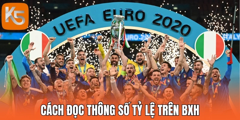 Cách đọc thông số tỷ lệ trên BXH