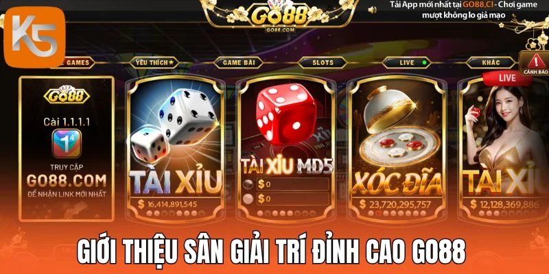 Giới thiệu sân giải trí đỉnh cao Go88 