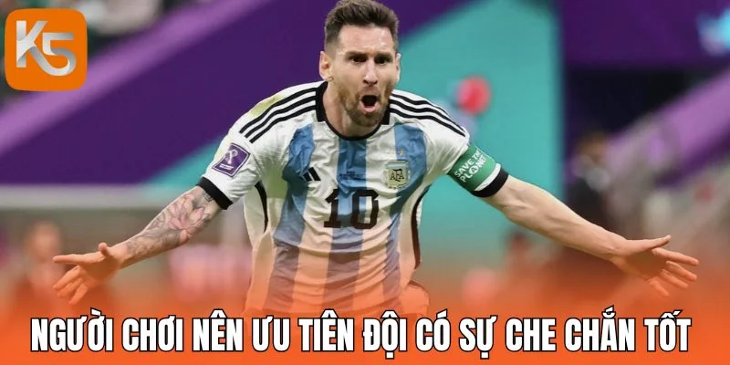Người chơi nên ưu tiên đội có sự che chắn tốt 