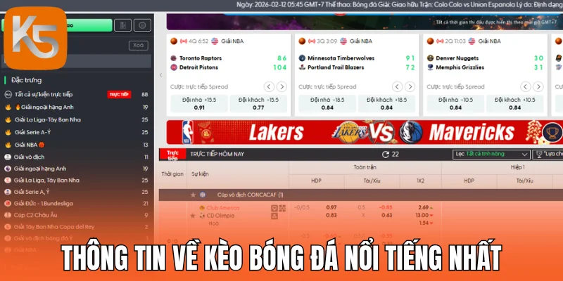 Thông tin về kèo bóng đá nổi tiếng nhất