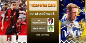 Kèo nhà cái AFC Bournemouth vs Leeds United - NHA, 23/04/2026