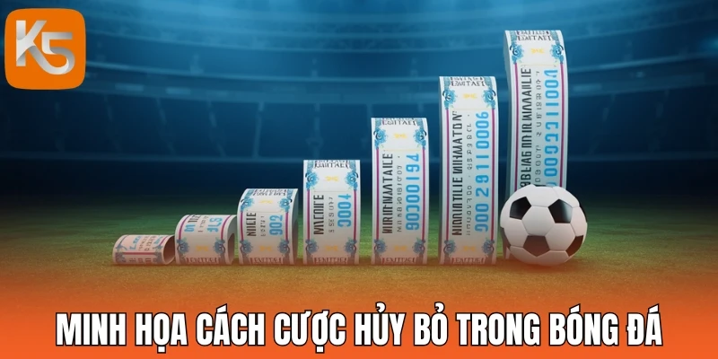 Minh họa cách cược hủy bỏ trong bóng đá