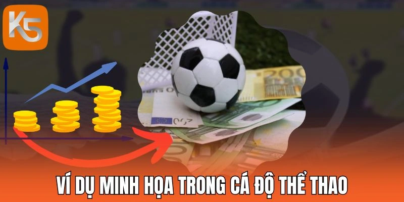 Ví dụ minh họa trong cá độ thể thao